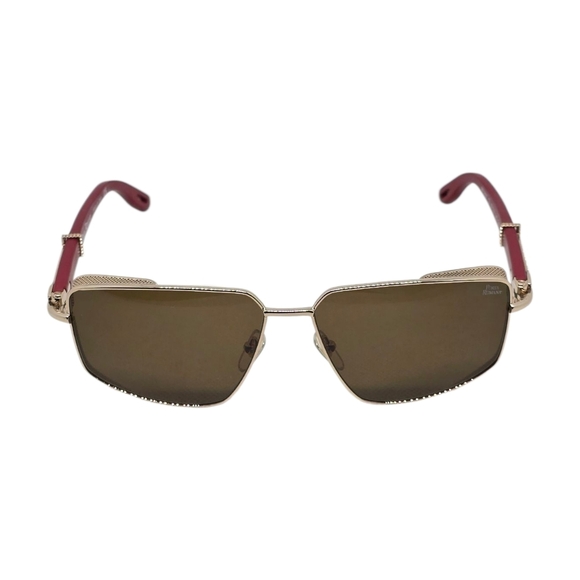 Porta Romana Gold and Brown Sunglasses - Picture 2 of 8